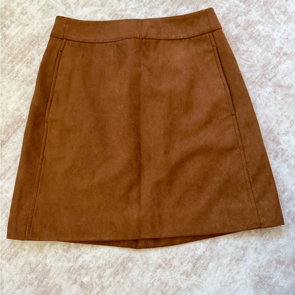 J. Crew Faux-Suede Mini Skirt - Picture 4 of 5
